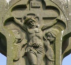Churchyard cross.