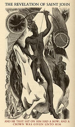 Illustration from the Book of Revelation by Blair Hughes Stanton.